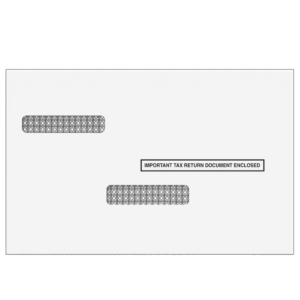 W-21099 double window envelopes