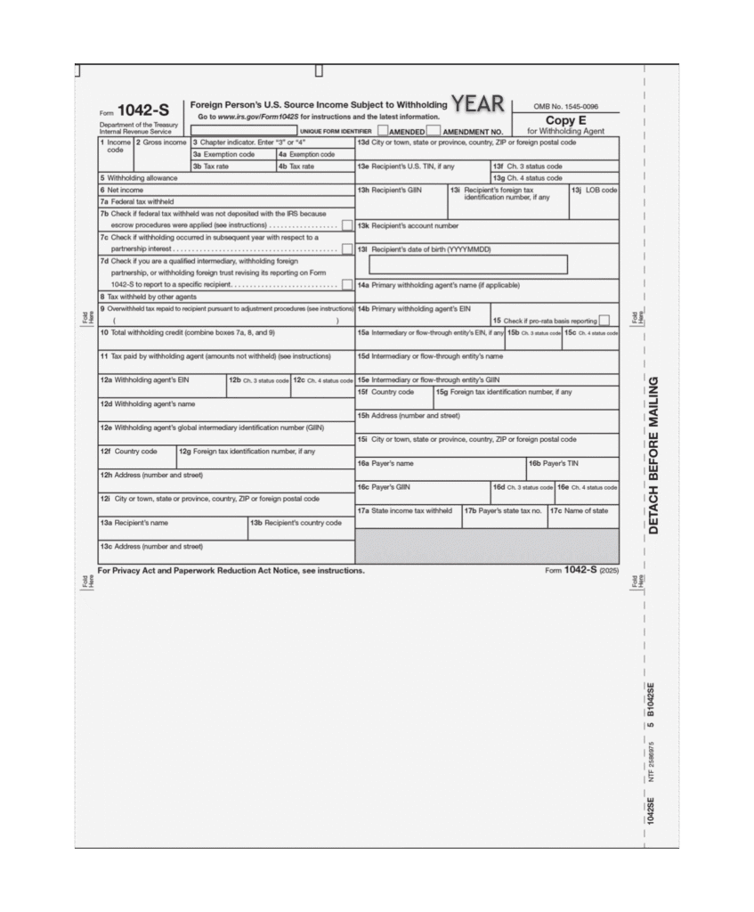 1042-s foreign person's Source Income