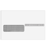 2up w-2 single window envelopes moisture seal swenv05