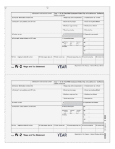 Form w-2 employee state city or local copy 2