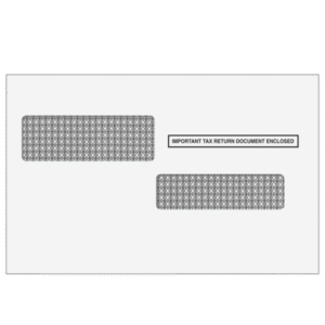 W-2C Double Window Envelopes (Moisture Seal)