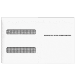 4up w-2 double window envelope moisture seal