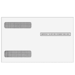 4up w-2 alternate double window envelopes - horizontal moisture seal