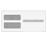 3up 1099 double window envelope self seal & tamper evident