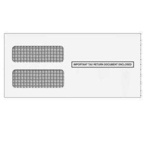 3up 1099 Double Window Envelope (Self Seal & Tamper Evident)