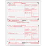 Traditional w-2 form 8-part set preprinted - bw2fed05