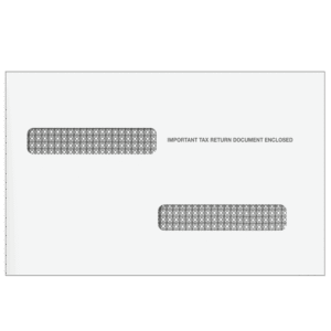4up 1099-R Double Window Envelope (for Inserting Equipment)