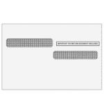 R4updwenvs05 double window envelope for 1099 double window envelope quadrant 4 up self seal