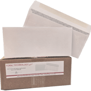 #10 Envelope – 4-1/8″ x 9-1/2″ 24# White Wove Moisture Seal Envelope Side Seam