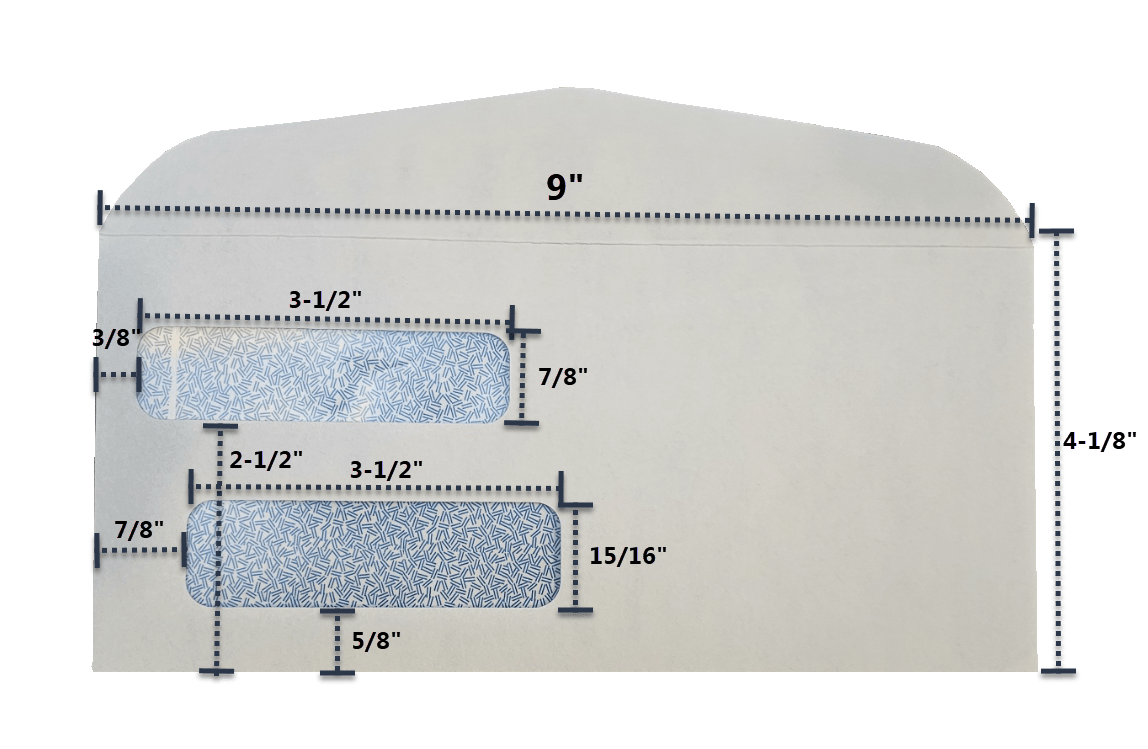 Env-947ms-1png form technology Env-947ms double window envelope 4-18 x 9 double window envelope moisture seal