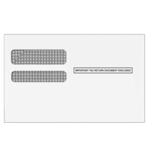 1964 - Form 1095 Double Window Envelope (for Inserting Equipment) QTY: 500