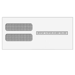 3up W2 Double Window Envelope (Moisture Seal) - 1973