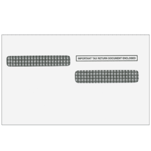 4up W-2 Double Window Envelope - Alternate Version