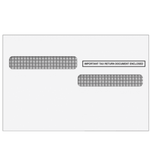 1099 Double Window Envelope - Quadrant - 4up (Self Seal)
