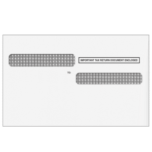 1099-R Envelope - 4up Quadrant (for Inserting Equipment) qty: 500