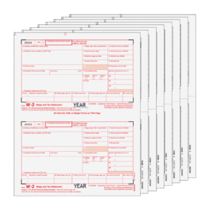 Traditional W-2 Form 8-Part Set (Preprinted)
