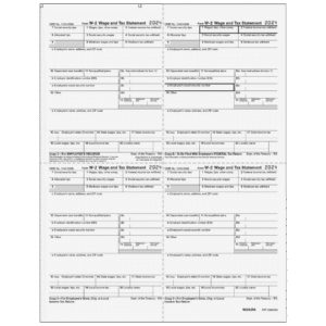 W2 4up Quadrant Employee Copies C/B/2/2