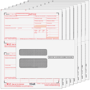 Traditional W-2 Preprinted 8-part Kit (with Self Seal Envelopes)