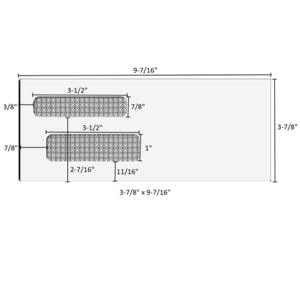 3-7/8" x 9-7/16" - Double Window Envelope - Moisture Seal - 80524