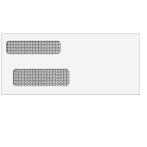 #9 (3-7/8" x 8-7/8") Double Window Envelope - Moisture Seal - 80714