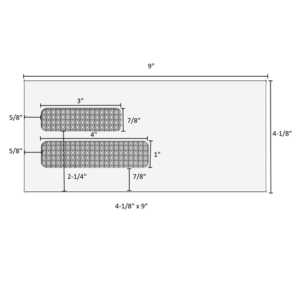 4-1/8" x 9" - Double Window Envelope - Moisture Seal - E1501