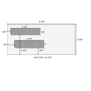 #9 (3-7/8" x 8-7/8") Double Window Envelope - Self Seal - E40338S