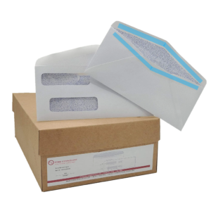 #9 Double Window Laser Check Envelope - Self Seal - 3-7/8" x 8-7/8"